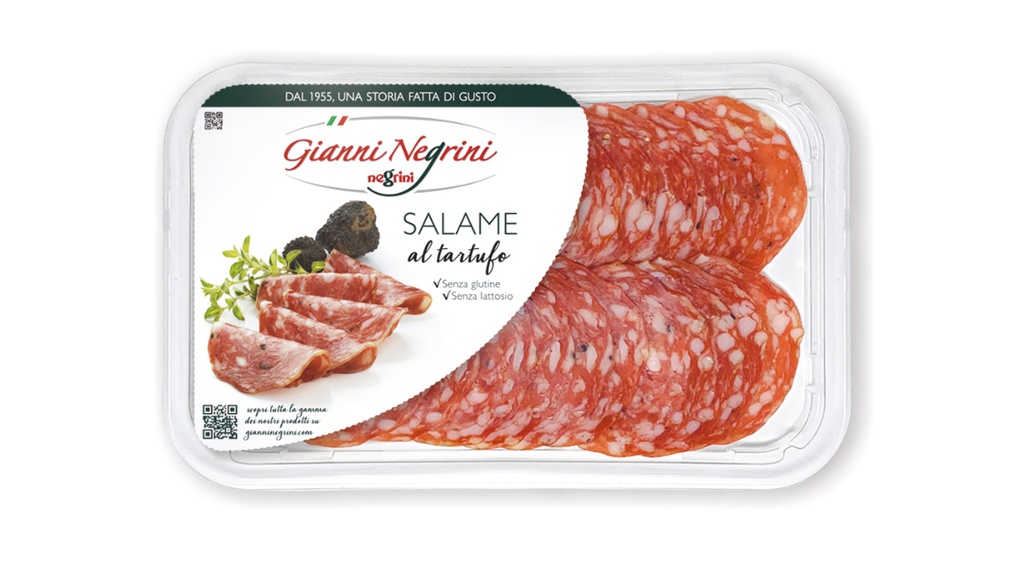 Sliced Salami with Truffle (80gr), Gianni Negrini