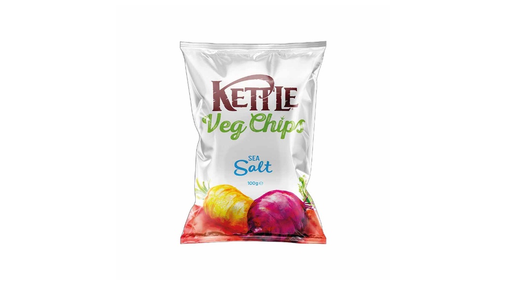 Sea Salt Vegetable Chips, Kettle (100g)