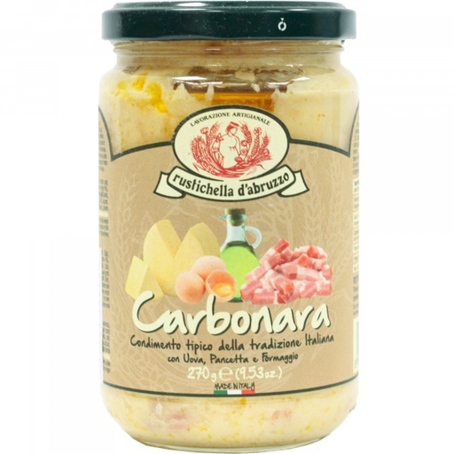 Carbonara Sauce (270gr), Rustichella d'Abruzzo