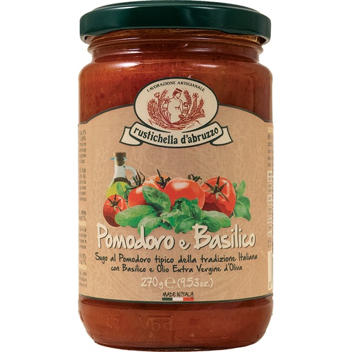 Pomodoro & Basilico Sauce (270gr), Rustichella d'Abruzzo