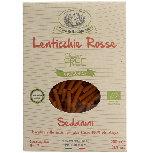 Sedanini (250gr) Gluten Free, Rustichella d'Abruzzo