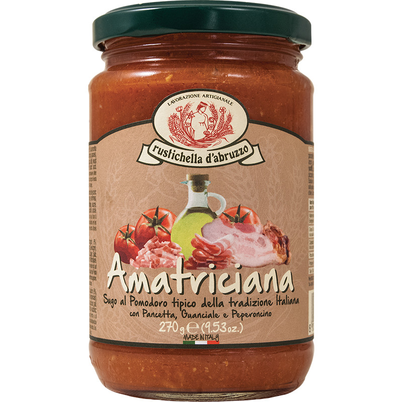 Amatriciana Sauce (270gr), Rustichella d'Abruzzo