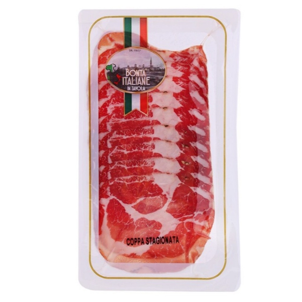 Coppa Staggionata Sliced (100gr), Bonta Italiane