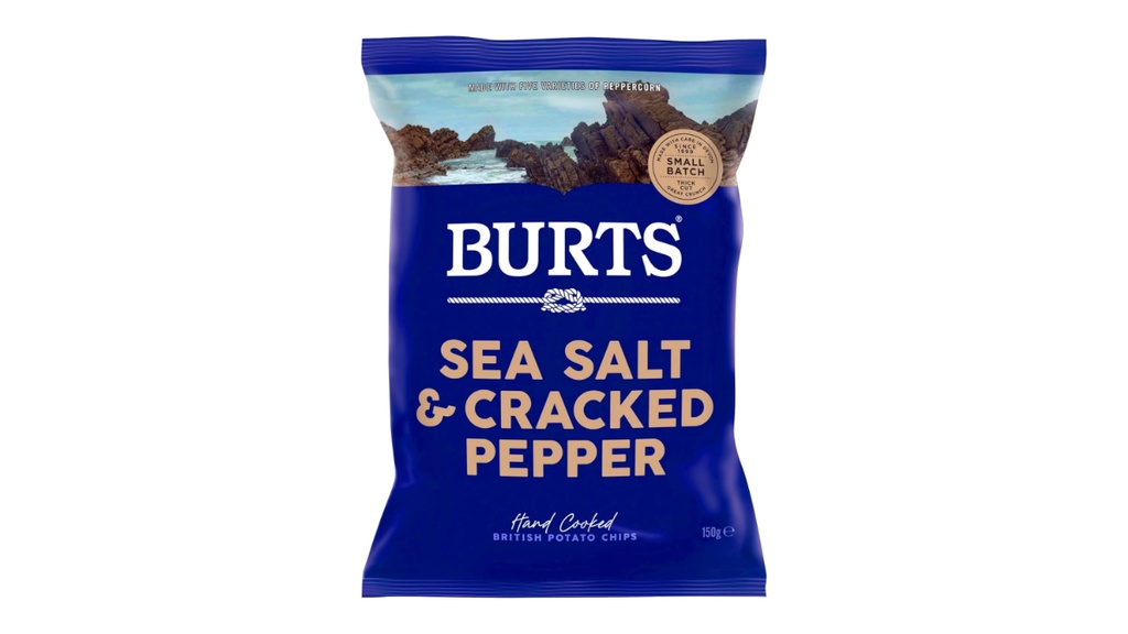 Salt & Pepper Crisps (150g), Burts