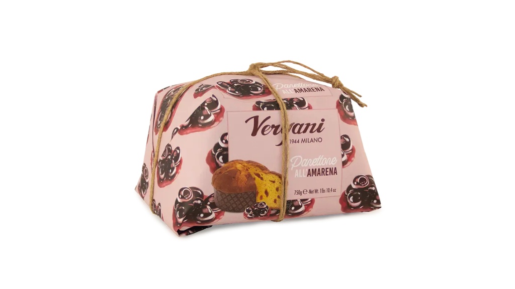 Black Cherry & Cream Panettone (750gr), Vergani