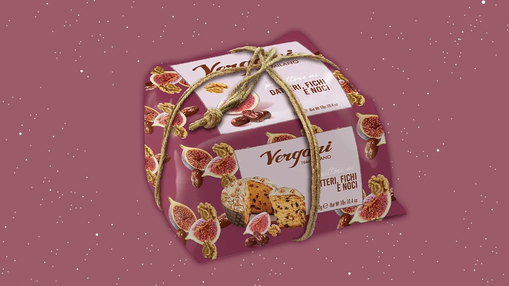 Dates, Figs & Walnuts Panettone (750gr), Vergani