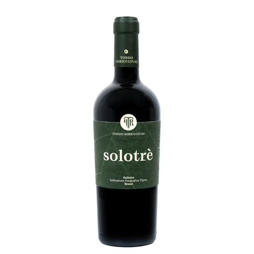 Rosso di Salento "Solotré", Tenute Rubino