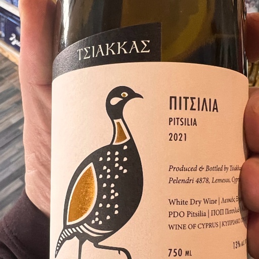Pitsilia Xynisteri (Single Vineyard), Tsiakkas 