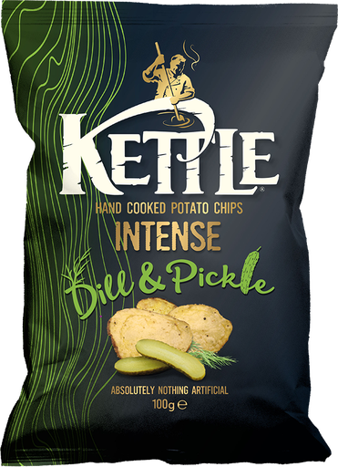 Dill & Pickle Crisps, Kettle, 100g