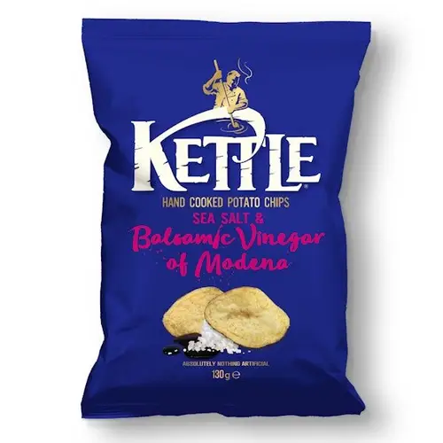 Salt & Vinegar Crisps, Kettle (130g)