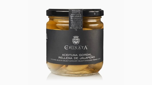Gordal Olive Stuffed with Jalapeño (180gr), La Chinata